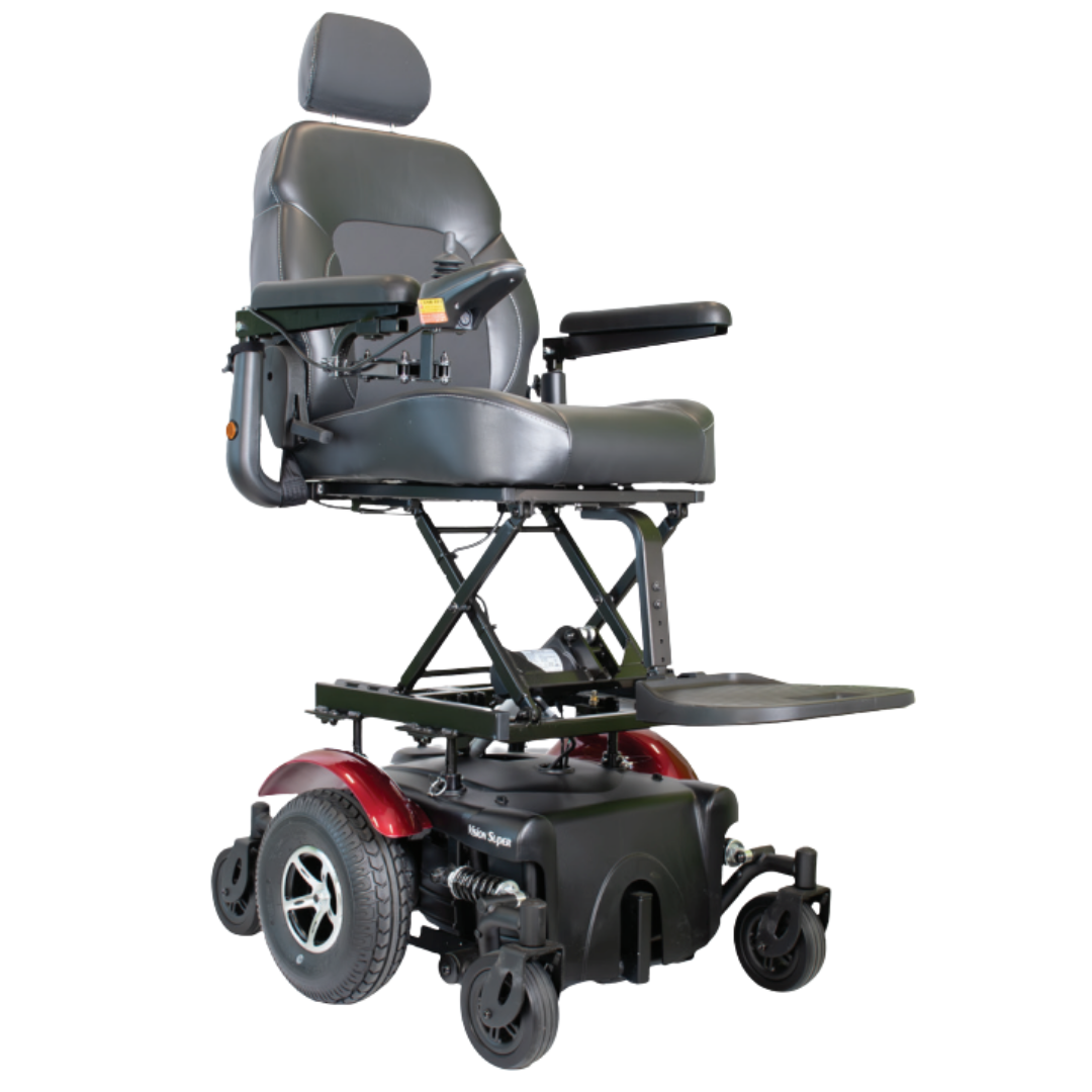 Example: Merits Vision Super Heavy Duty Electric Wheelchair with Seat Lift P3274