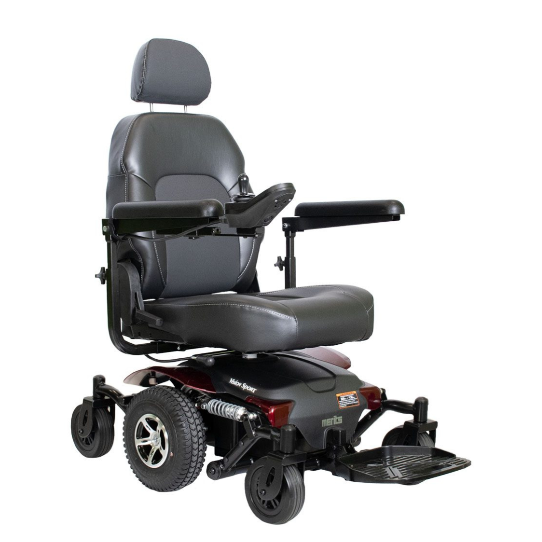 Example: Merits Vision Sport Full Size Electric Wheelchair P326E
