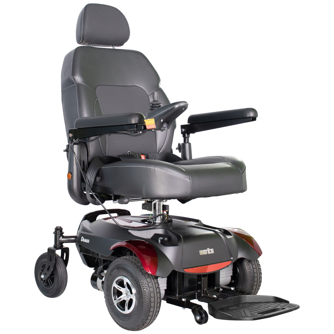 Example: Merits Dualer Full Size Electric Wheelchair with Seat Lift P312