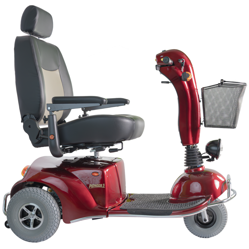 Example: Merits Pioneer 9 Heavy Duty Bariatric 3 Wheel Mobility Scooter S331 and S335