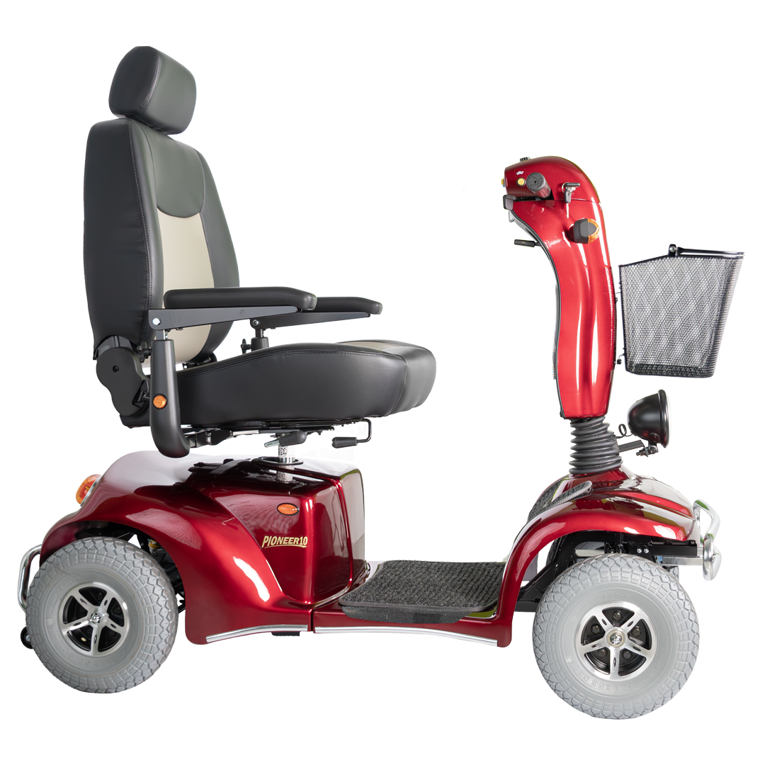 Example: Merits Pioneer 10 Heavy Duty Bariatric 4 Wheel Mobility Scooter S341