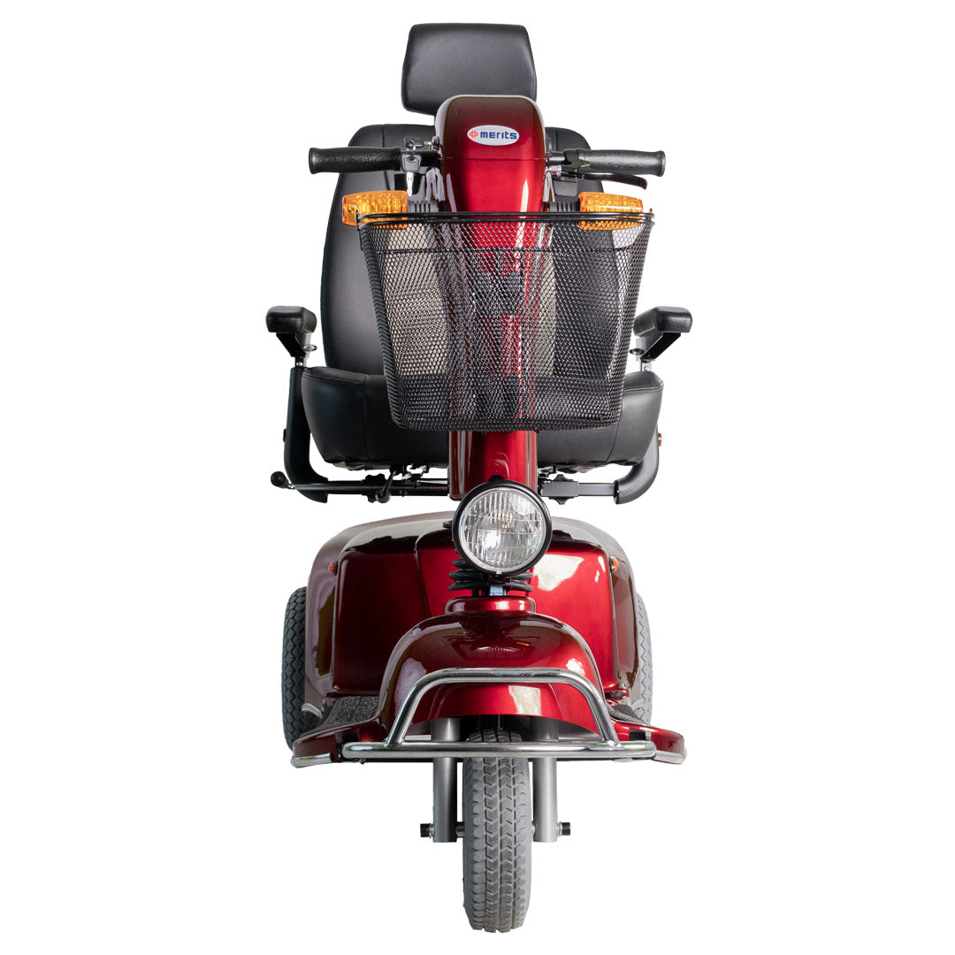 Example: Merits Pioneer 9 Heavy Duty Bariatric 3 Wheel Mobility Scooter S331 and S335