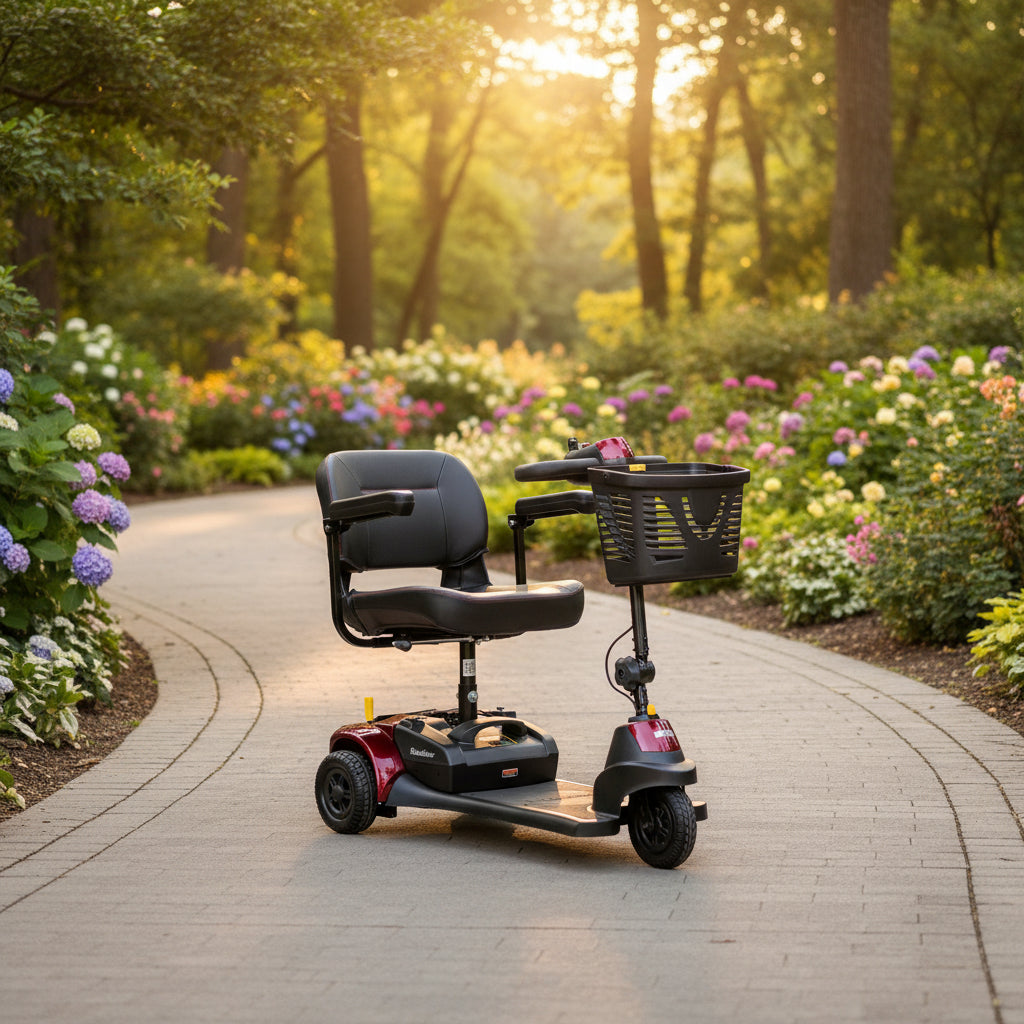 Example: Merits Roadster 3 Travel Mobility Scooter