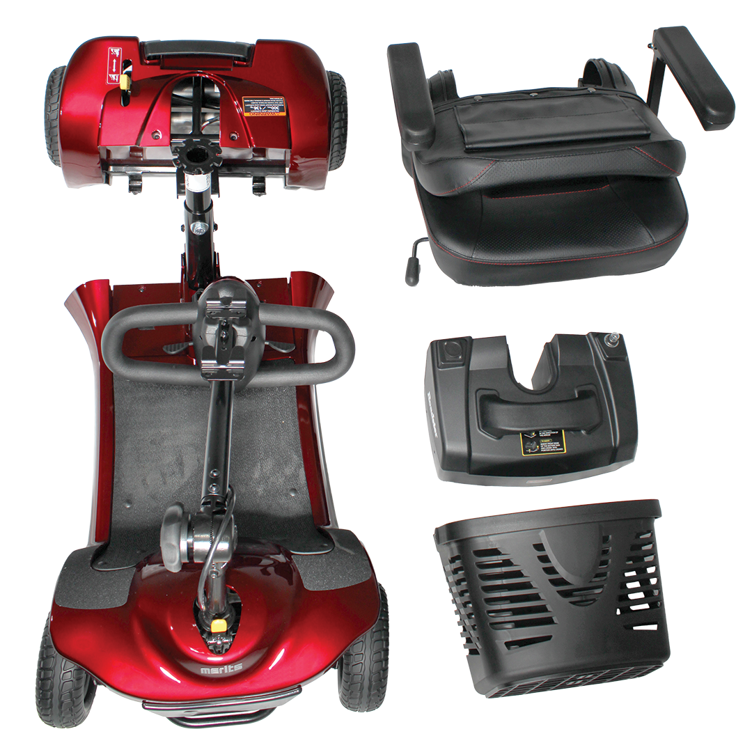 Merits Roadster 4 Travel Mobility Scooter