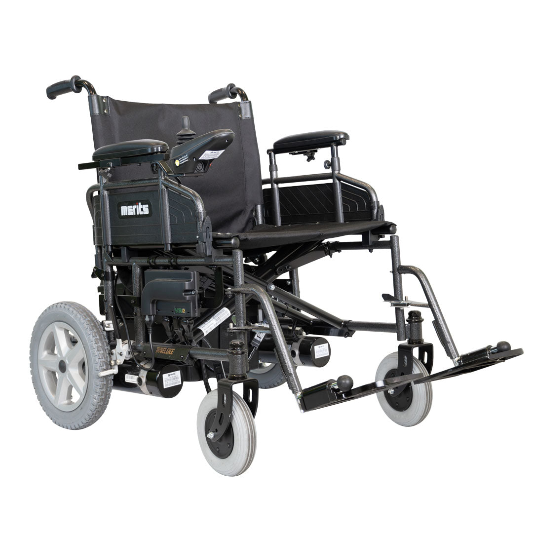 Merits Travel Ease Portable Folding Electric Wheelchair P101